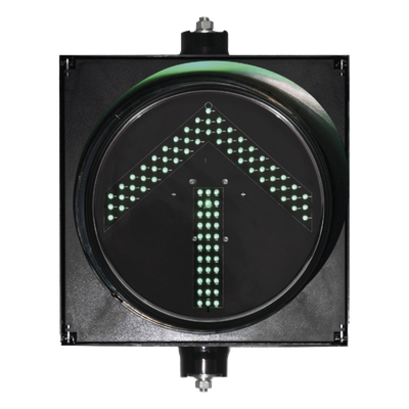 Semáforo / Señalización Flecha Verde / Diametro 30cm / Luz LED .