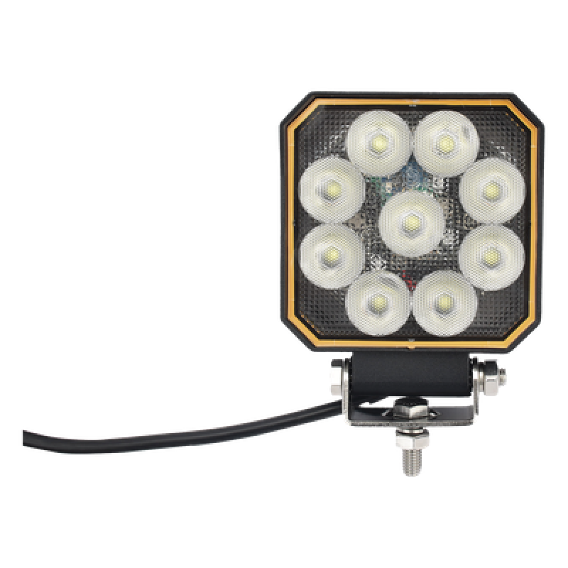 Luz de trabajo bluetooth, 9 LED, 1500 Lumenes, 12-24 Vcd