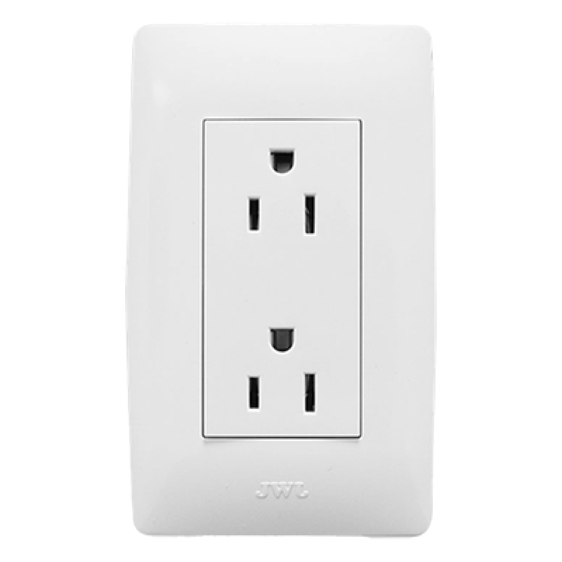 Contacto Dúplex de 127 V~60 Hz 15 A / Color Blanco.