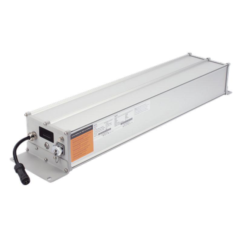 Batería de Ion-Litio para Videovigilancia 1280 Wh, 100Ah, Controlador Incluido, Conexión Directa a Panel Solar y Salida de 12 Vcc o 24 Vcc
