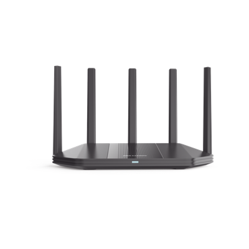 Router Inalámbrico / Wifi 6 / Hasta 3000 Mbps / MESH / Doble Banda AC (2.4 GHz y 5 GHz) / 4 Puertos 1000 Mbps / 5 Antenas Omnidireccional / Interior / Beamforming Optimizado / Administración Gratuita desde la Nube
