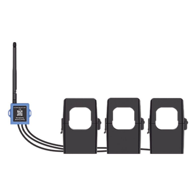 Medidor de corriente LoRaWAN para tres fases hasta 500 ampers