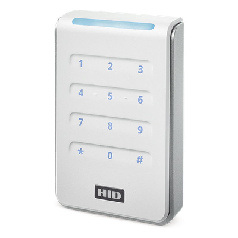 Lector R40 con TECLADO SIGNO WHITE Estandar Multitecnologia/ 40KNWS-00-000000/ Garantia de Por Vida/ Pigtail/Wiegand & OSDP