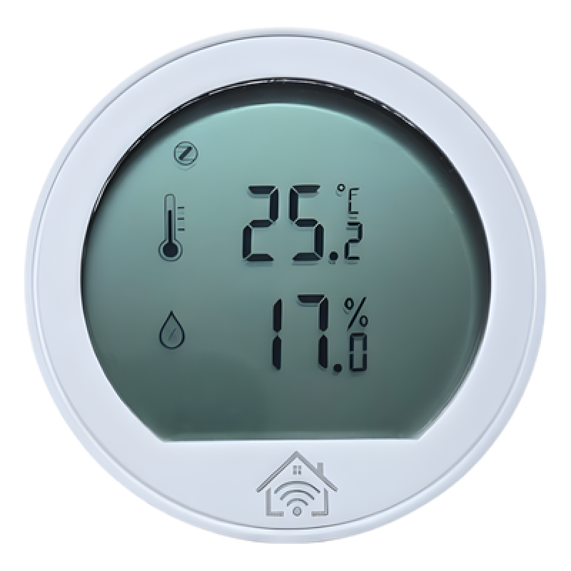 (ZigBee) Sensor de temperatura y humedad con pantalla de consulta, inalambrico ZigBee