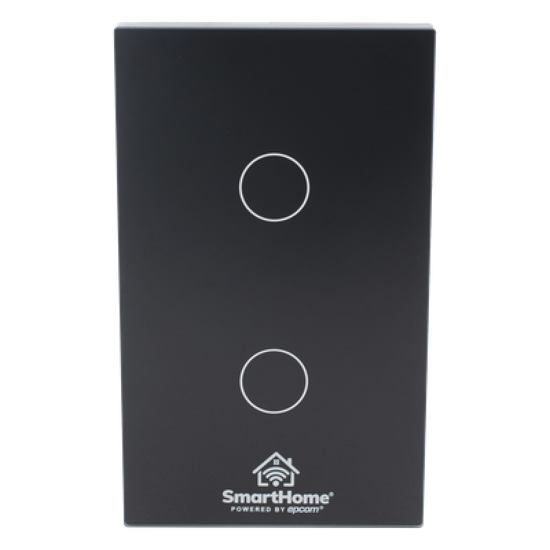 (Wifi) Apagador switch inalámbrico WIFI, control de 2 regresos de carga, 110V