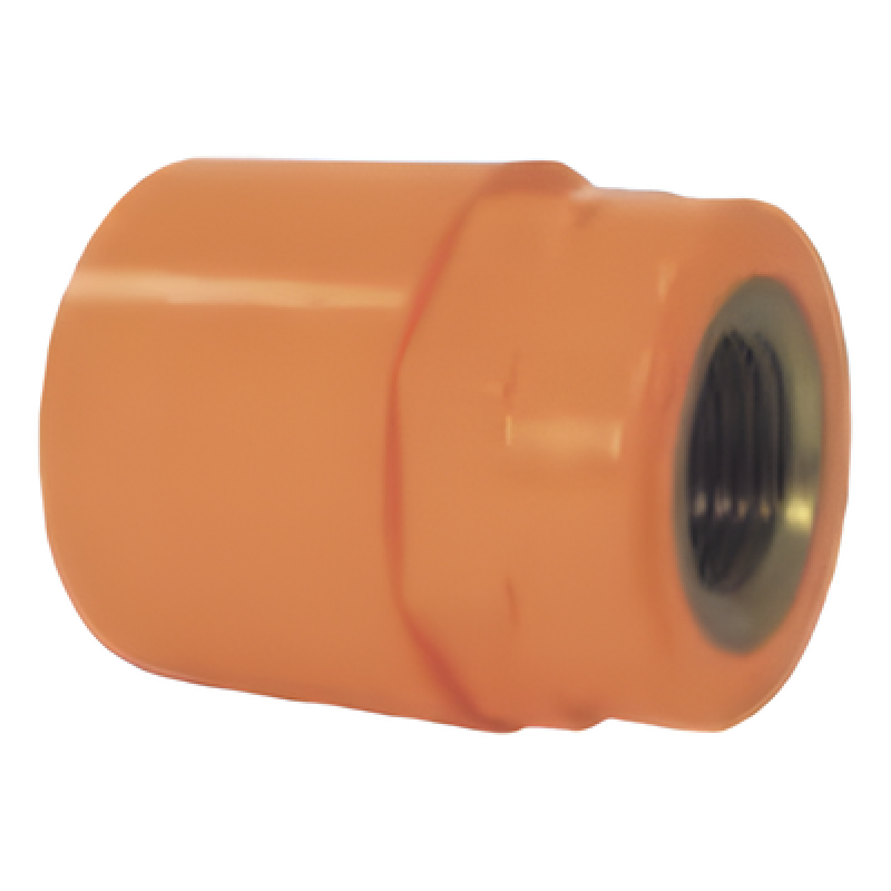 Adaptador de Cabezal para Rociador / CPVC 3/4 a 1/2 / Instalación sin Tapa ni Sellador / Presión 175 psi / Latón con EPDM / Blazemaster