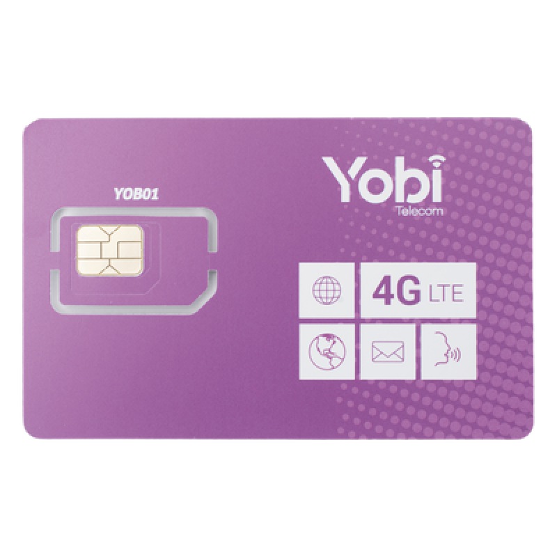 SIM de Datos / 3.5 GB Mensual / 12 Meses / 2G 3G 4G / Roaming EE.UU. y Canadá / Activación Automática