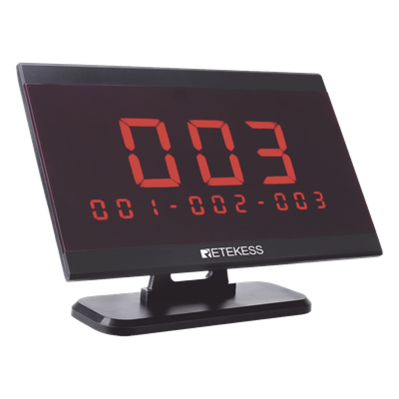Pantalla receptora inalambrica para sistema de llamada de asistencia