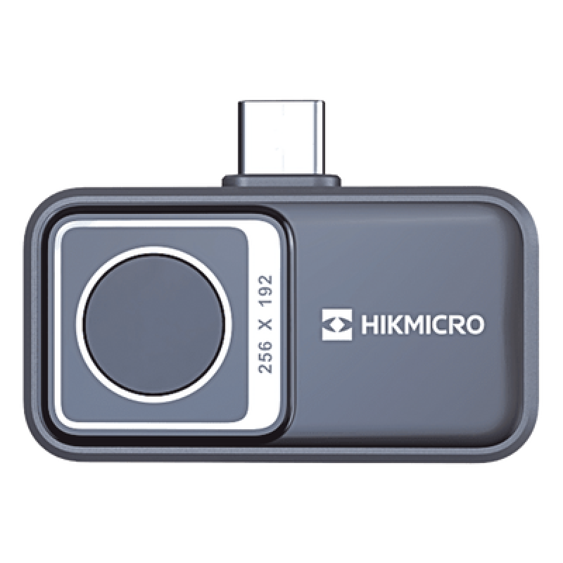Cámara Termográfica para Smartphone / Resolución IR 256 x 192 / SuperIR / Rango -20°C a 400°C / Precisión ±2°C o ±2% / Campo de Visión 50° × 37.2° / USB-C y Lightning / IP40