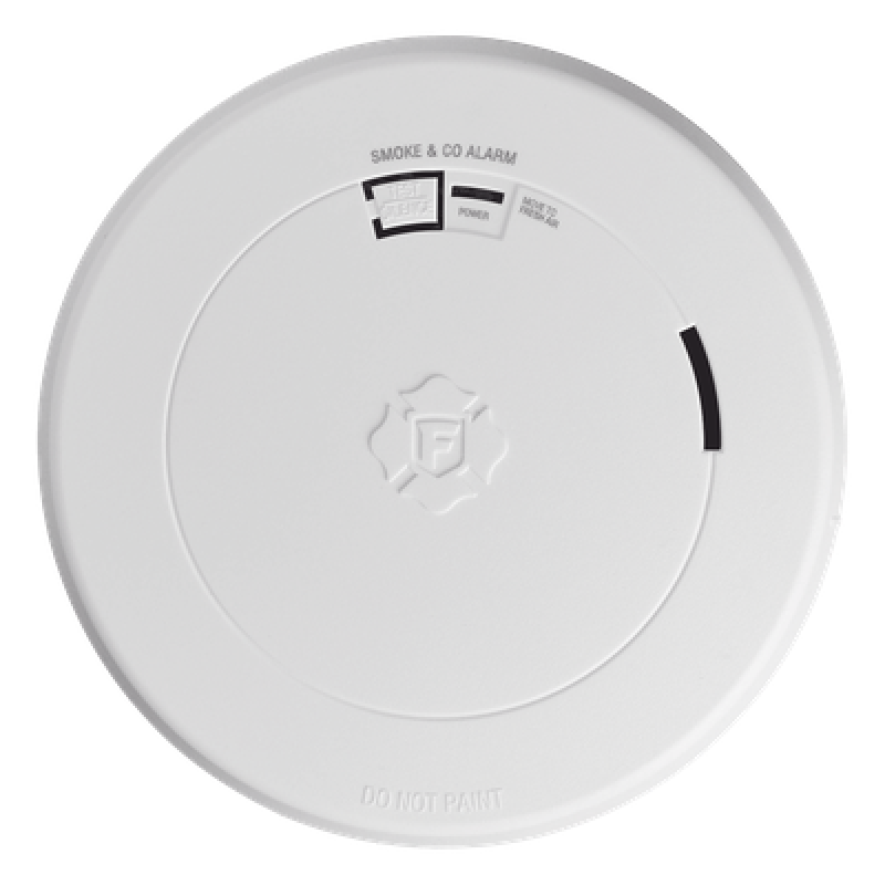 Detector Combo de Humo y CO / Batería Sellada de Litio 10 Años / Sensor Fotoeléctrico y Electroquímico / Alarma 85 dB / Diseño Ultra Delgado / Instalación Sin Cableado