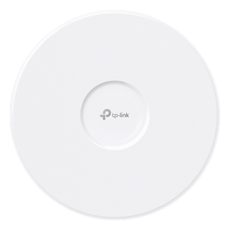 Punto de Acceso Omada / Wi-Fi 7 BE11000 MU-MIMO 2x2 / 1 Puerto 10 Gbps / Mesh Omada / Operaciones Multiencale (MLO) / Configuración por Controlador o Stand-Alone / Para Montaje en Techo/pared / Alimentación PoE+