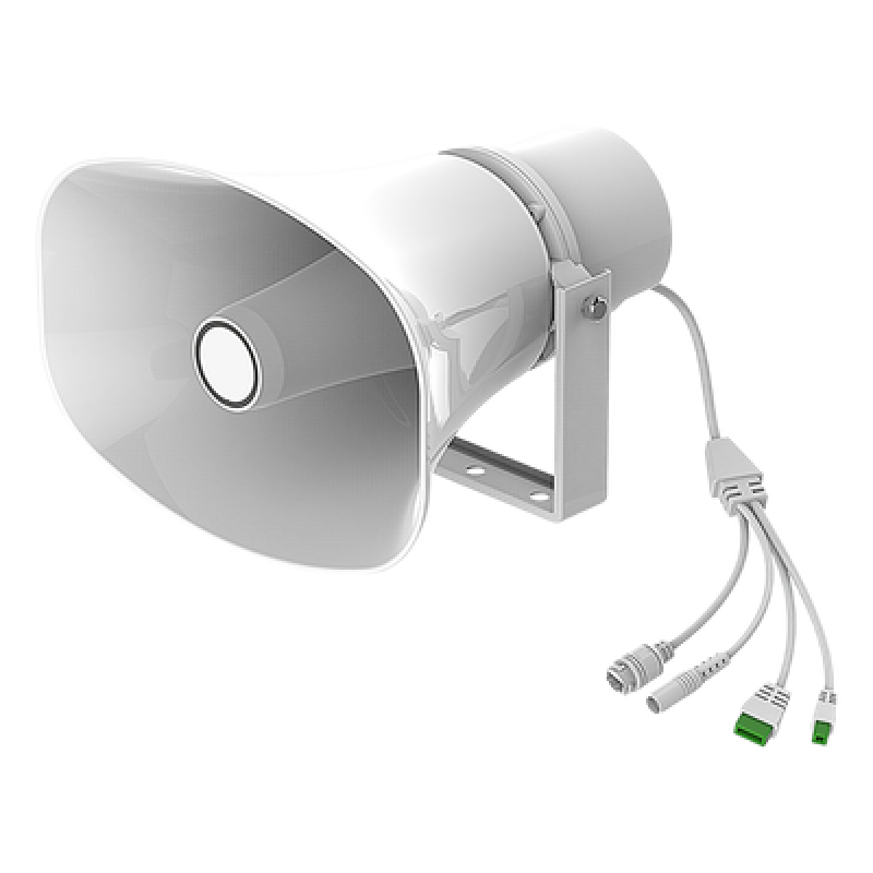 Altavoz SIP IP / 2 Líneas SIP / Potencia 30 W / IP66 Exterior / PoE 802.3af / Montaje en Pared