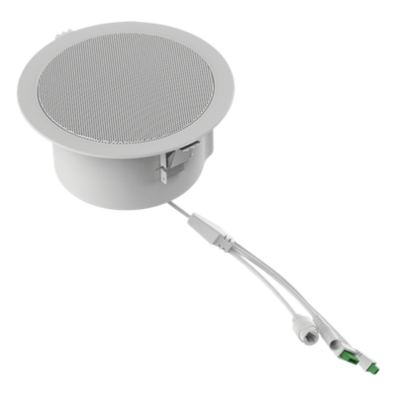 Altavoz de techo para voceo y paging, 2 líneas SIP, potencia de hasta 10W, alimentación vía PoE