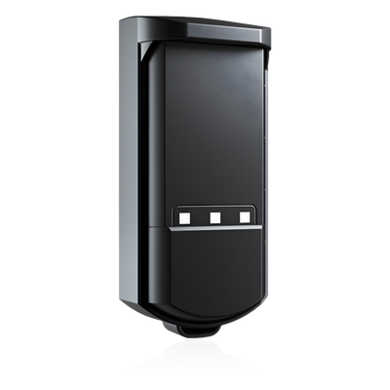 Sensor de Microondas / Detección de Vehículos y Peatones / Campo 7 m (23 ft) / 3 Zonas Configurables / Ángulo 140° / IP65 / Salidas de Relé