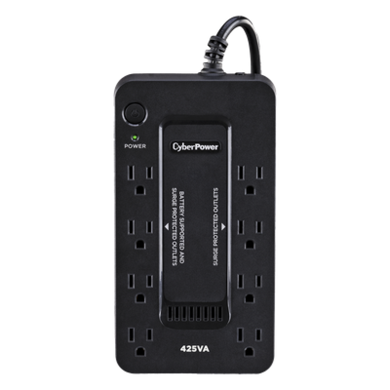 UPS de Reserva / 425 VA / 255 W / 8 Tomas NEMA 5-15R / 4 Salidas con Batería / Topología Standby / USB / 120 Vca