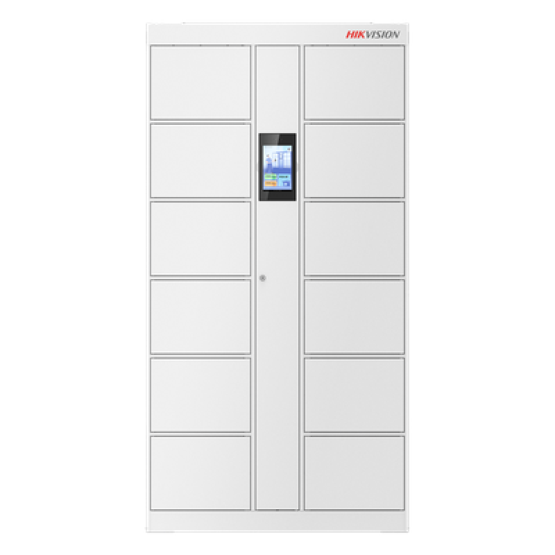 Locker Inteligente / 12 Espacios / Expansión 16 Lockers / Reconocimiento Facial 20,000 Rostros / Pantalla Táctil 8" / 200,000 Registros / API ISAPI