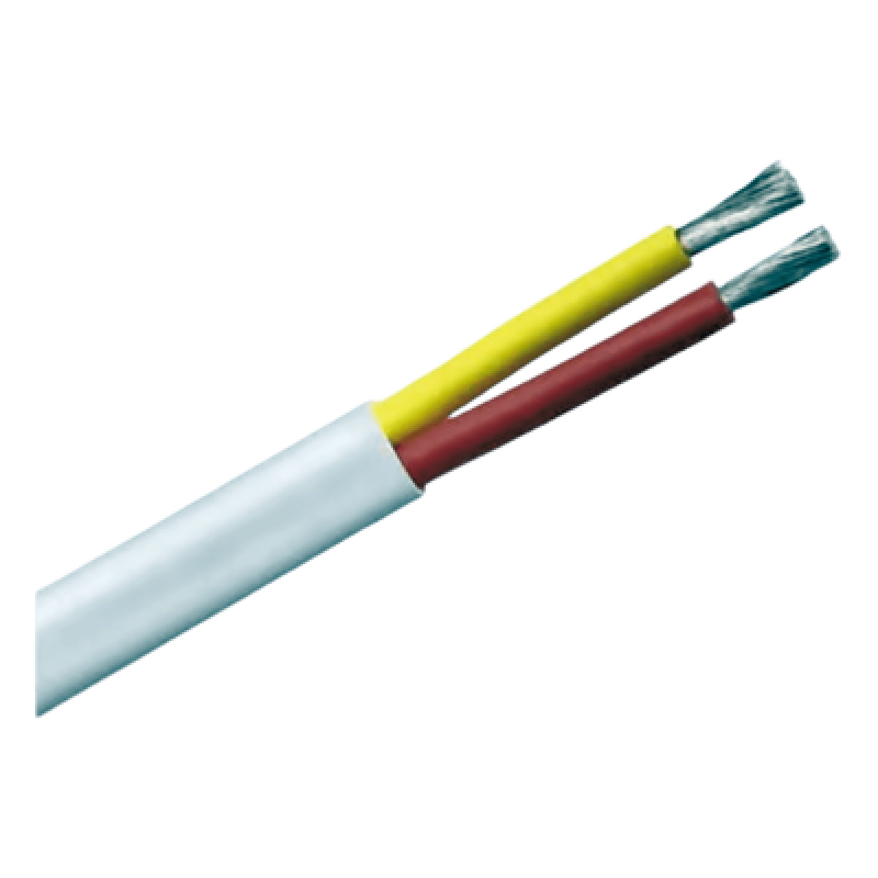 Cable Plano Grado Marino / Calibre 12 / 2 Conductores / 250 pies (76.2m) / 600V / 105°C