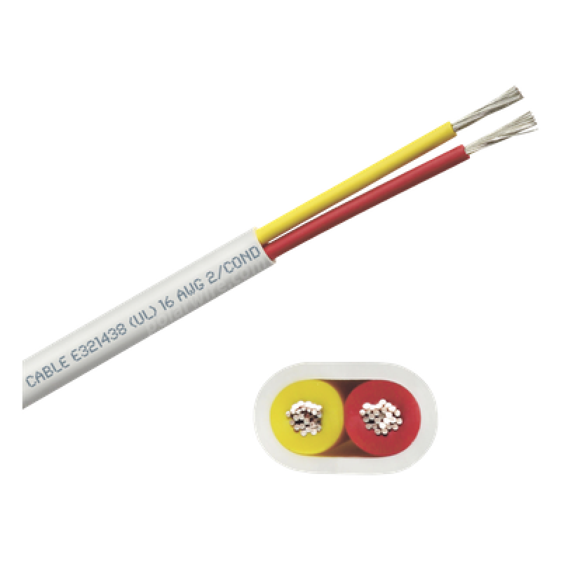 Cable Plano Grado Marino / Calibre 16 / 2 Conductores / 250 ft (76.2 m)