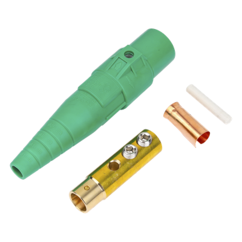 Conector camlock 400 AMPERES HEMBRA COLOR VERDE