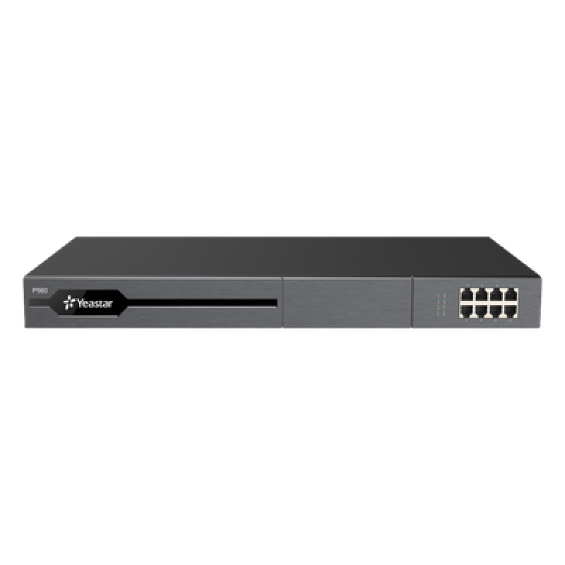 Conmutador IP PBX Enterprise Modular / 100 Extensiones Expansible a 200 / 30 Llamadas Simultáneas Expansible a 60 / Soporte E1/T1/PRI / Hasta 8 Puertos FXO/FXS / Call Center Avanzado / Omnicanal con IA