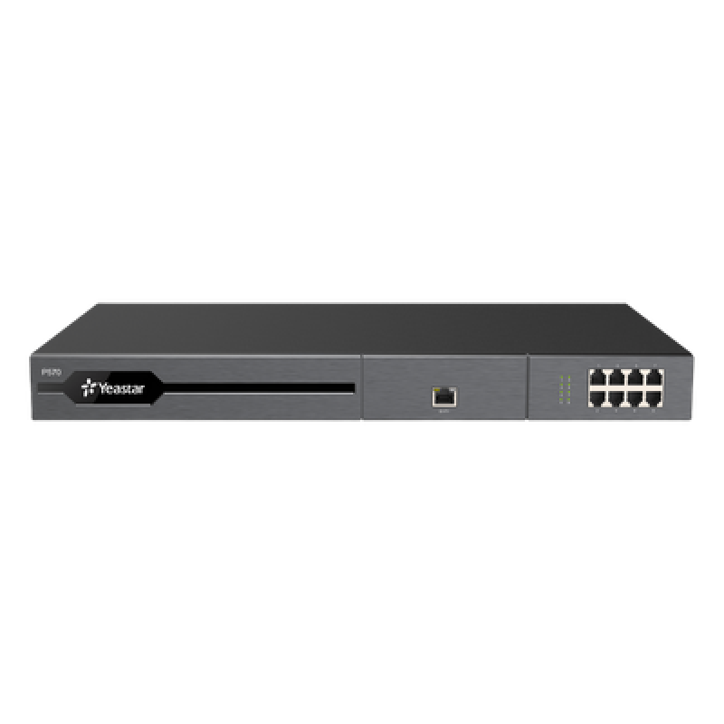 Conmutador IP PBX Enterprise Modular / 300 Extensiones Expansible a 500 / 60 Llamadas Simultáneas Expansible a 120 / Hasta 2 Puertos E1/PRI / Hot Standby / 16 Puertos FXO/FXS / Call Center y Omnicanal IA
