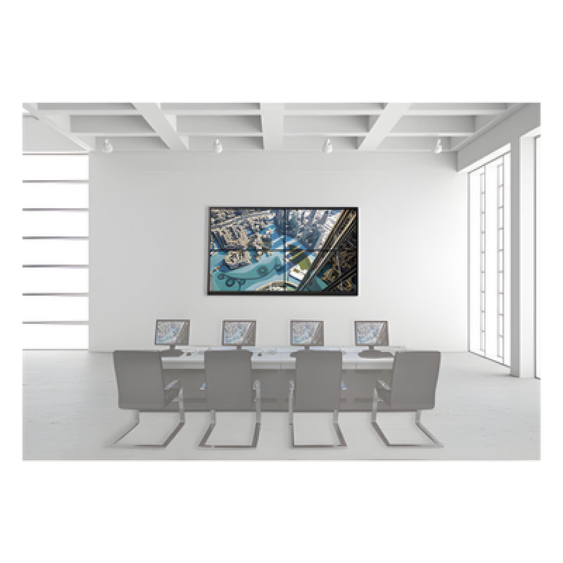 Kit Videowall 2X2 / Incluye 4 Pantallas de 55" / Decoder / Base de Pared / Accesorios de Instalación