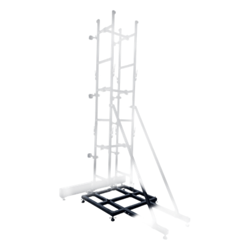 Base Soporte para Pantalla LED / Aluminio / 1.5 m x 3 m (4.9 ft x 9.8 ft) / Instalación Modular / Interior y Exterior
