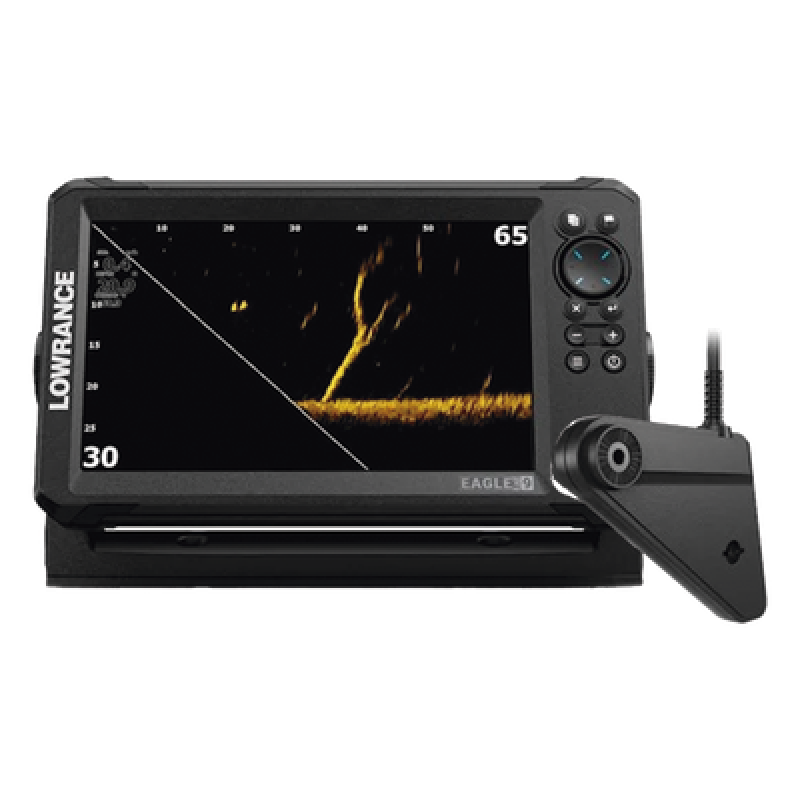 Ecosonda con Pantalla IPS / 9 Pulgadas / 4 Vistas de Sonar / DownScan Imaging / Sintonización Automática / Soporte SD