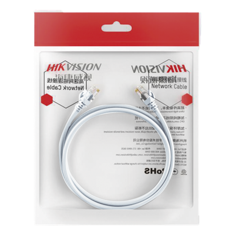 Cable de Parcheo / UTP / Cat. 6 (24 AWG) / 0.50 Metros (1.64 Pies) / Color Blanco / PoE+ / Interior