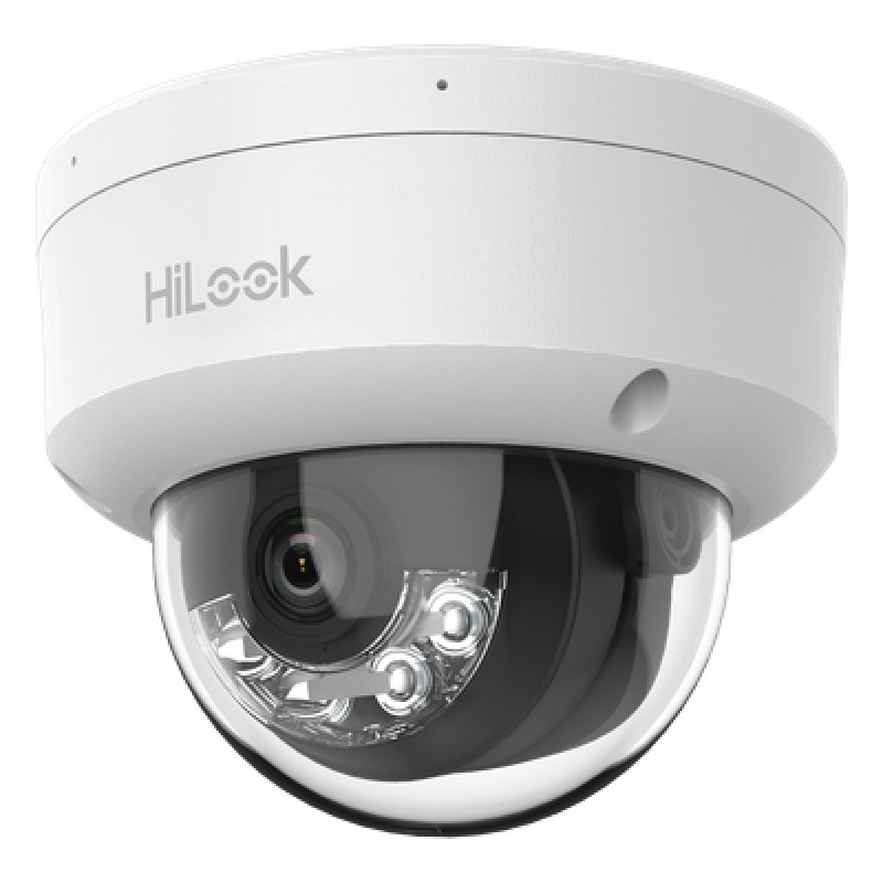 Cámara Domo IP / 4 Megapixel / Dual Light 20 m (65.6 ft) / AcuSense Lite / PoE / Lente 2.8 mm / 104° / Interior
