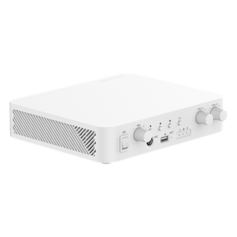 Amplificador | Bluetooth | 2 Canales | 40 W por Canal | 100V | Hik-Connect | Una Zona | Musica Ambiental