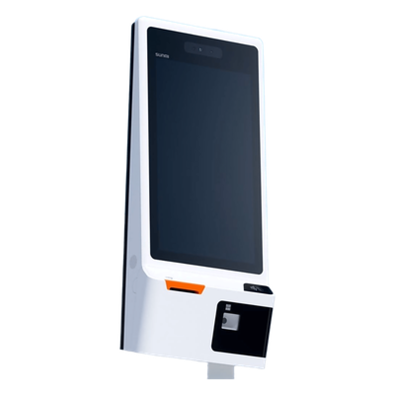 Kiosco Inteligente Autoservicio / Pantalla 23.8" FHD Táctil / Procesador Octa-Core 2.7 GHz / 6 GB RAM + 128 GB ROM / Impresora Térmica 80 mm / NFC 3 en 1 / Wi-Fi 6E / Montaje Piso o Pared