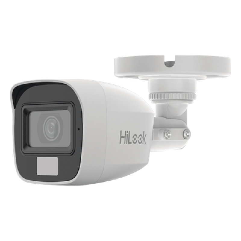 Cámara Bala TURBOHD / 3K Megapixel / Dual Light 20 m (65.6 ft) / Lente 2.8 mm / 105° de Visión / IP66 / Audio por Coaxitron / Multitecnología