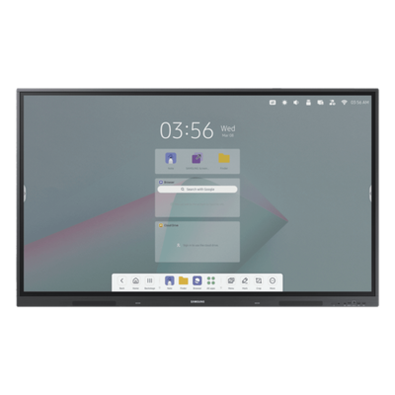 Pantalla Interactiva / 75" / 4K UHD / Táctil IR 8 ms / 400 nits / Android 14 EDLA / Wi-Fi y Bluetooth / VESA 800x400