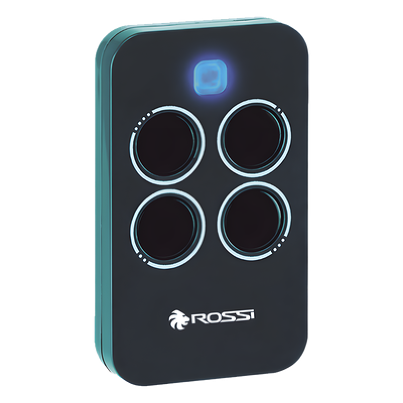 Control Remoto de Cuatro Canales Para Motores Rossi / Frecuencia de 433 Mhz