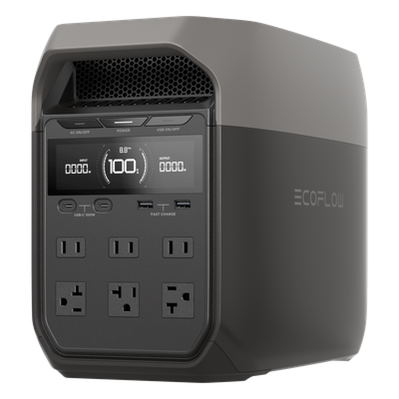 Estación de Energía Portátil / 1024 Wh / 6 AC 1800 W / X-Boost 2600 W / 4 USB-C 100 W / Solar 500 W