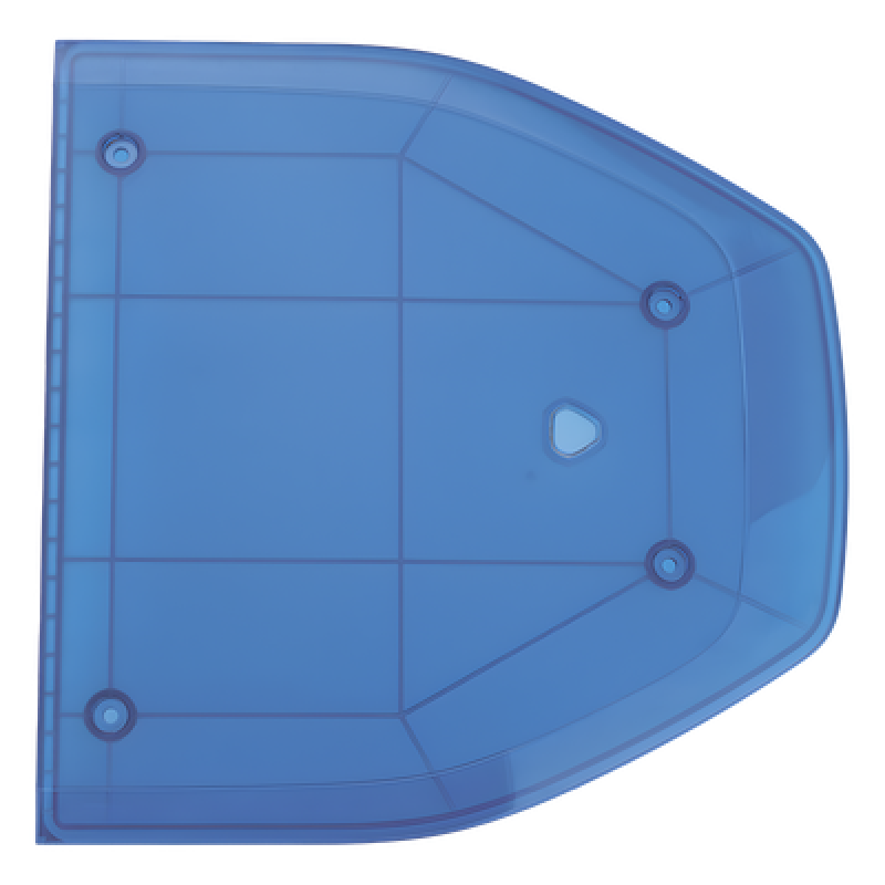 Domo lateral de reemplazo para barra de luces SP216 de la Marca SignalPro, Color Azul