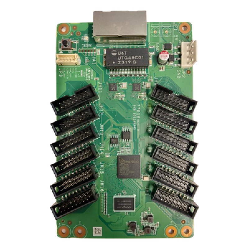 Tarjeta Receptora LED / 12 Puertos / 512 x 512 Píxeles / 16 Bits / Corrección Cromática / Compatibilidad Serie DSD41Qxxx