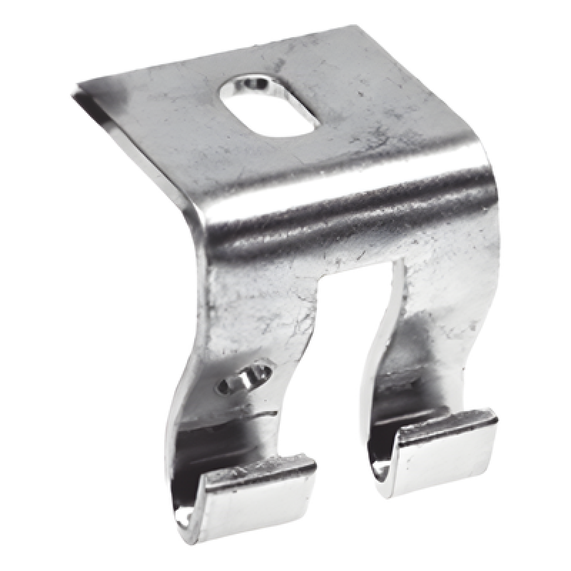 Grapa de Suspensión para Charola Malla / Acero al Carbón Calibre 12 (2.7 mm) / Anchos 50 mm a 300 mm (2 in a 11.8 in) / Múltiples Acabados / Certificación NOM-001-SEDE-2012