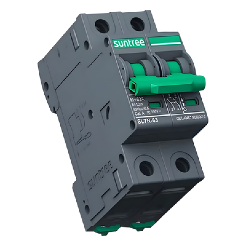 Protección Térmica/ Interruptor 2P, 40 A, Corriente Directa 800 Vcc para Aplicación Fotovoltaica Montaje Riel DIN