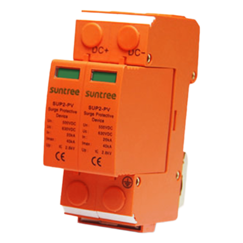 Protector de Descargas Atmosféricas / 600 Vcc / 2 Polos / 40 kA / Tiempo de Respuesta 25 ns / IP20 / Clase T2