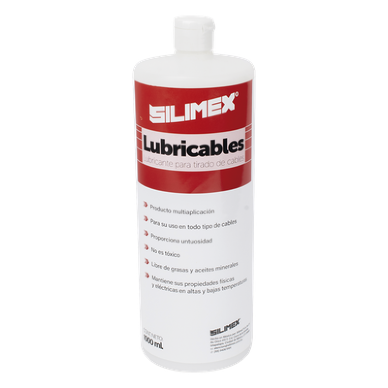 Lubricante Dieléctrico para Jalado de Cables / Compatible con Eléctricos, Datos y Fibra Óptica / Conductividad 0 S / Insoluble en Agua / 1 Litro / 0.26 gal