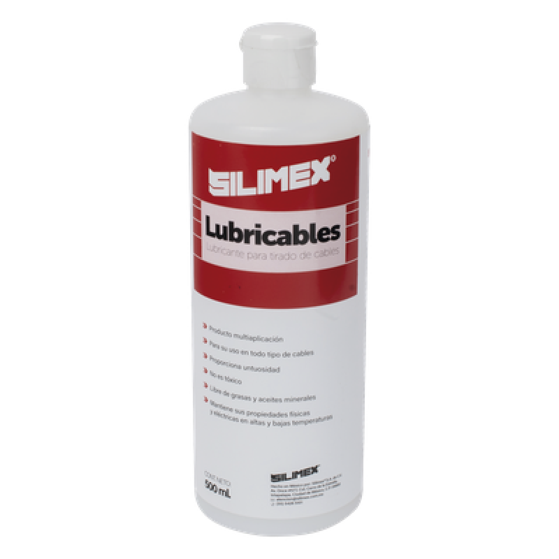 Lubricante Dieléctrico / 1/2 Litro / Fórmula No Conductora / Compatible con Cables Eléctricos, Datos y Fibra Óptica / Resistente al Agua / Estabilidad Térmica Extrema