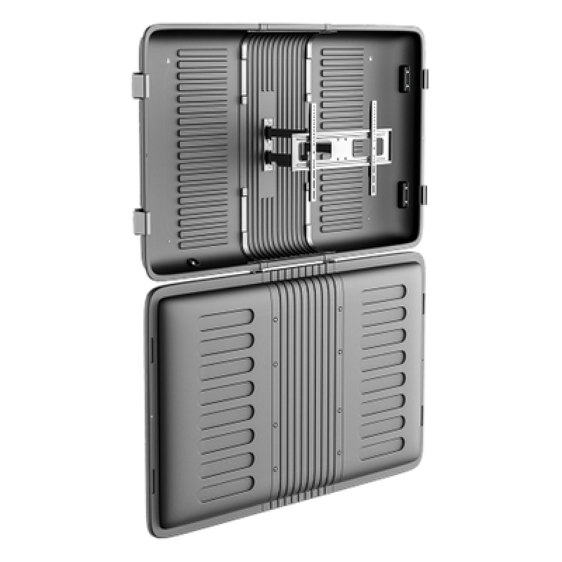 ENCLOSURE PARA PANTALLA HASTA 75" | RESISTENTE A INTEMPERIE MONTURA PARED | CAPACIDAD DE CARGA MAX. 50 KG
