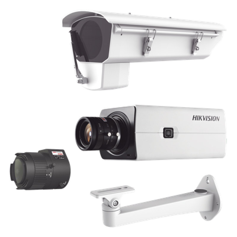 Kit de Cámara IP con Gabinete para Cuartos Frios con Ventilador, Calefacción y Parabrisas Incluye Lente varifocal
