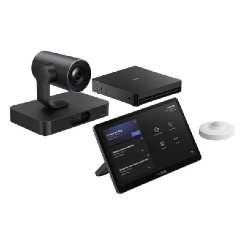 Sistema de Videoconferencia Yealink MVC-S80-C5U-000 para Microsoft Teams Rooms con Tecnología de IA Colaborativa y Cámaras Dual 4K