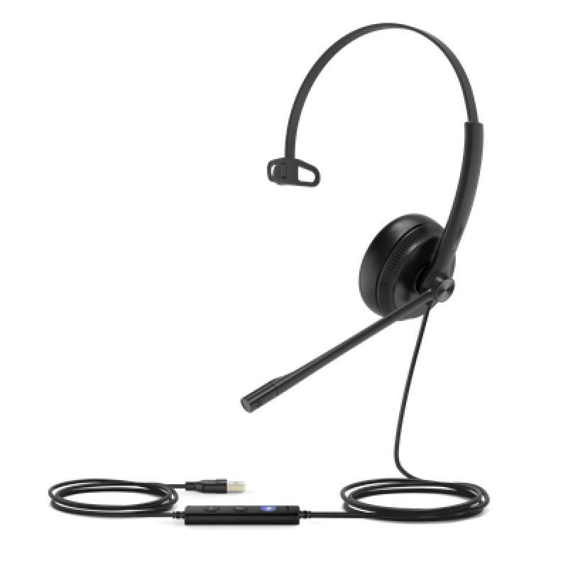 Yealink UH34 Mono, versión Microsoft Teams, cancelación de ruido profesional USB-A con indicador de ocupado