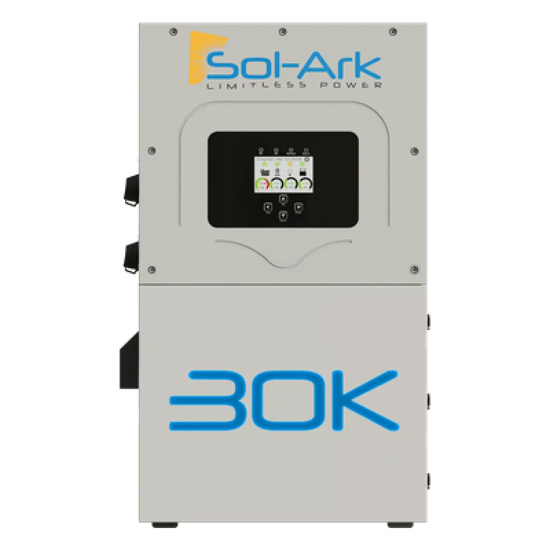Inversor Híbrido Trifásico / 30 kW / 208 Vca / Acoplamiento CA/CC / IP65 / 160-500 Vcc Baterías