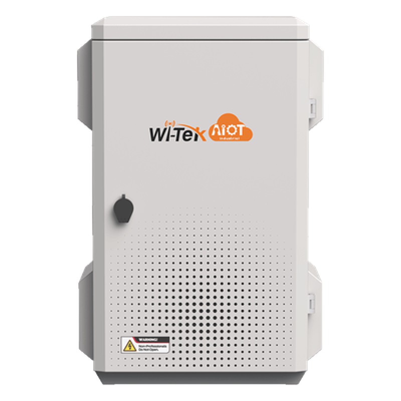 Gabinete de Acero Ventilado para Exterior 680 x 480 x 315 mm con Rieles DIN y 4 Placas Laterales para Montaje de Equipos por Fuera