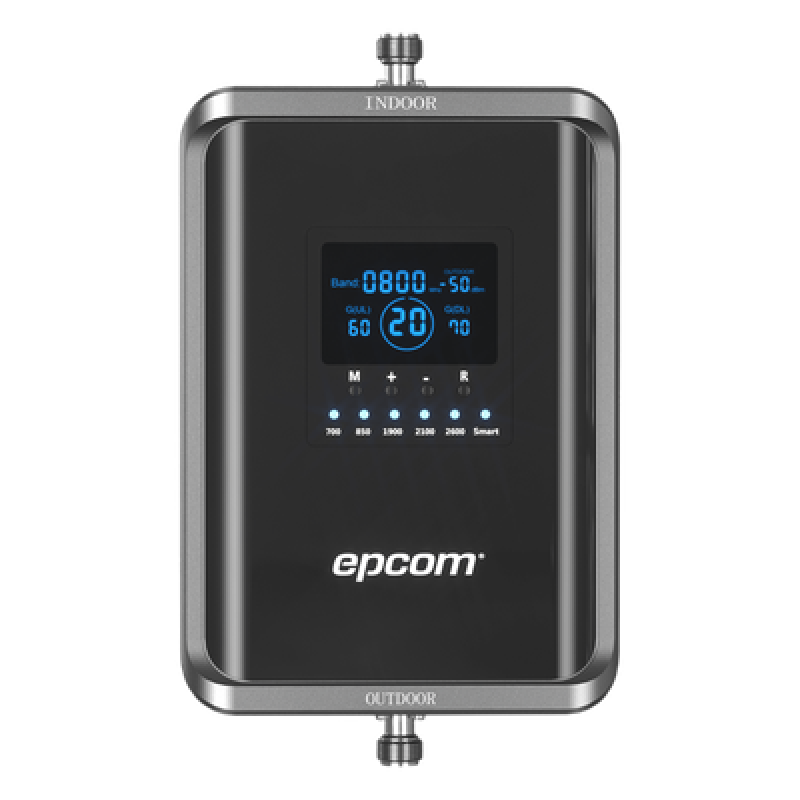 Amplificador de Señal Celular 5G / Mejora las llamadas convencionales y VoLTE / Soporta los datos de las tecnologías 2G, 3G, 4G y 5G de TELCEL, AT&T, MOVISTAR y OMV de Altán / Cubre hasta 1000 m².